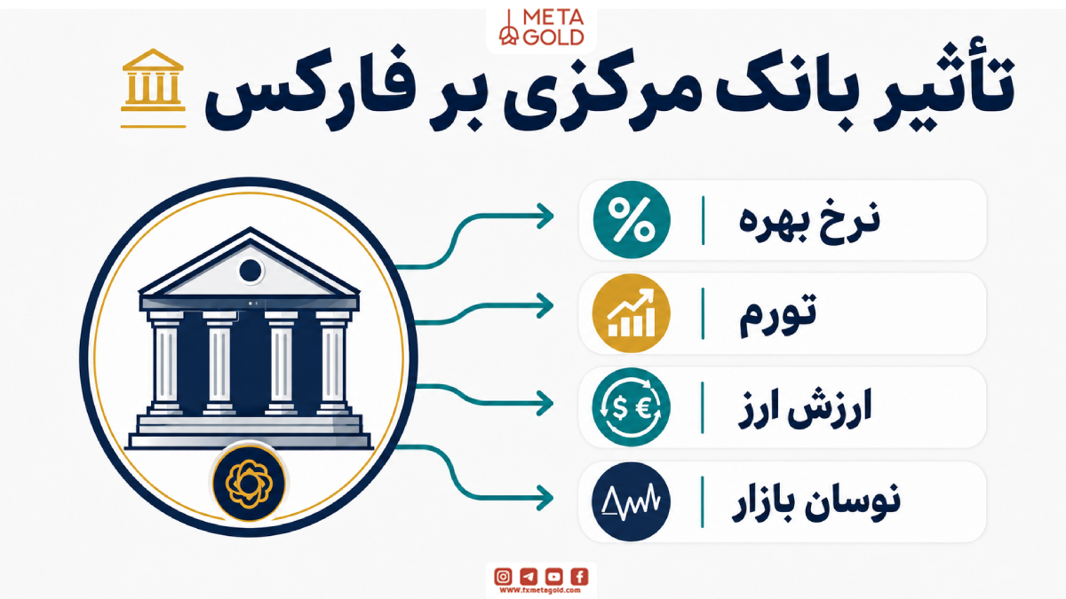 تاثیر بانک مرکزی بر فارکس چیست و چرا مهم است؟
