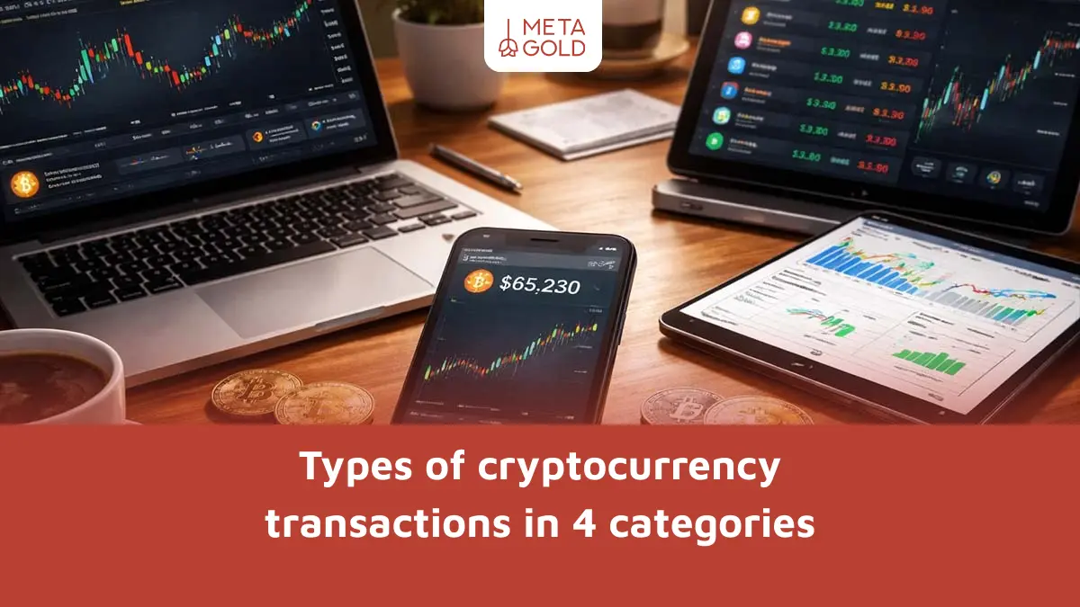 Types of cryptocurrency transactions