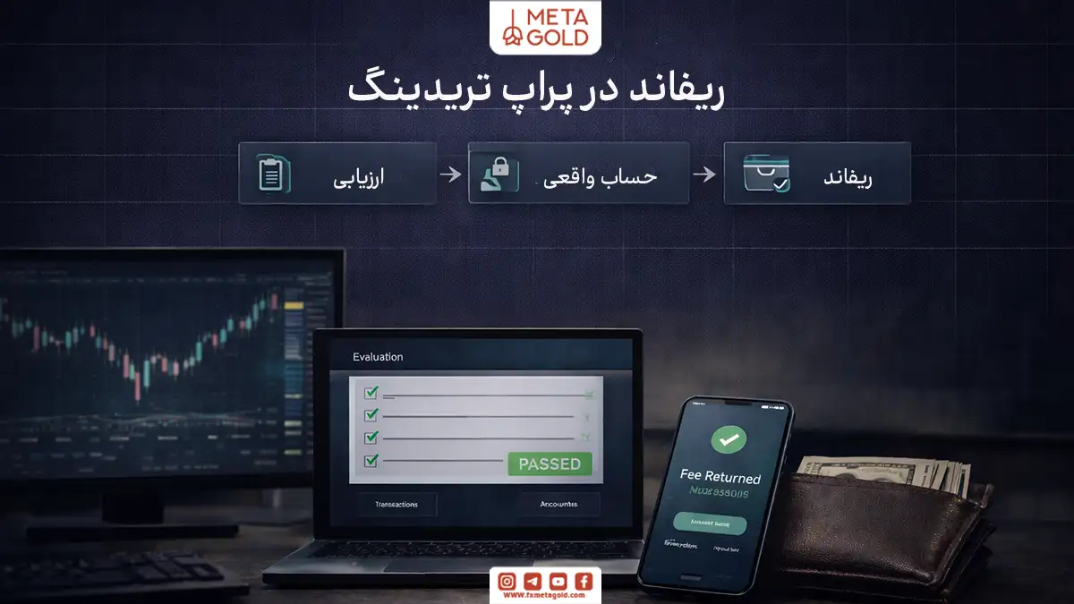 هزینه چالش شما پس از قبولی در ارزیابی و رسیدن به حساب کاربری فعال، بازگردانده می‌شود.