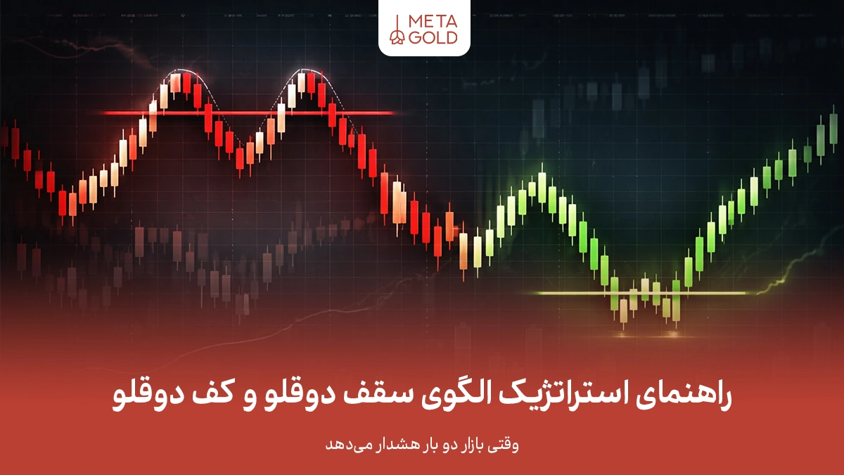 راهنمای استراتژیک الگوی سقف دوقلو و کف دوقلو: وقتی بازار دو بار هشدار می‌دهد