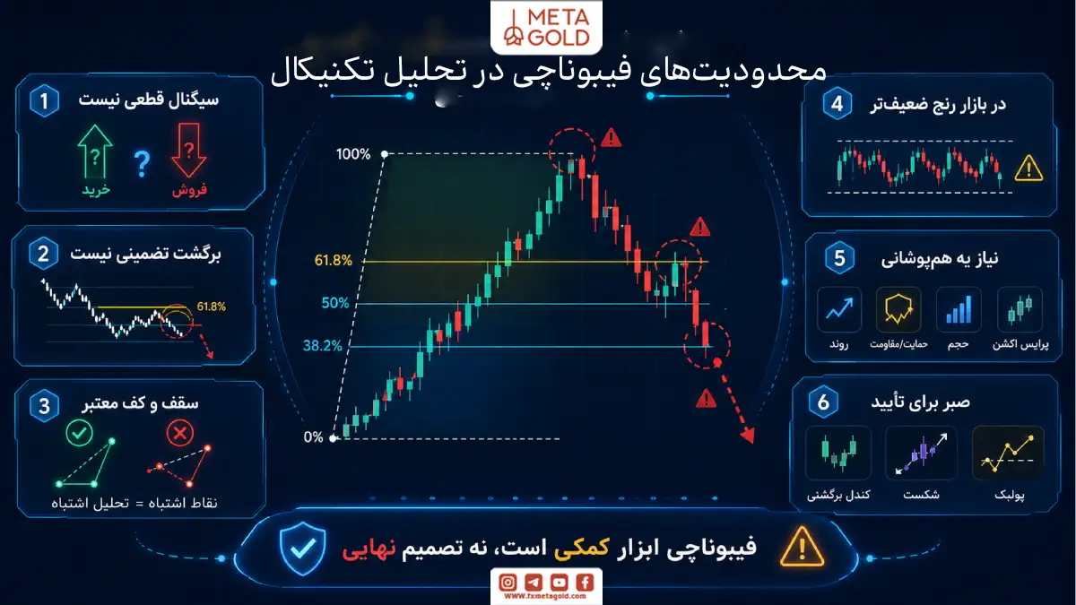 محدودیت‌های فیبوناچی در تحلیل تکنیکال