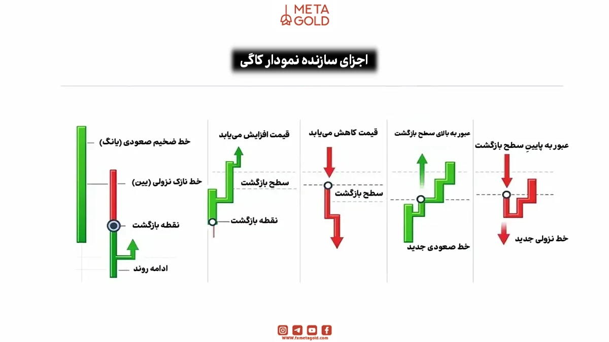 اجزای اصلی نمودار کاگی