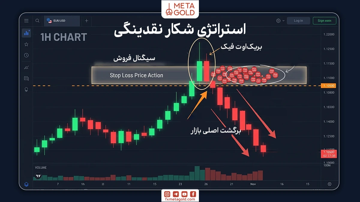 استراتژی Liquidity + Fake Breakout