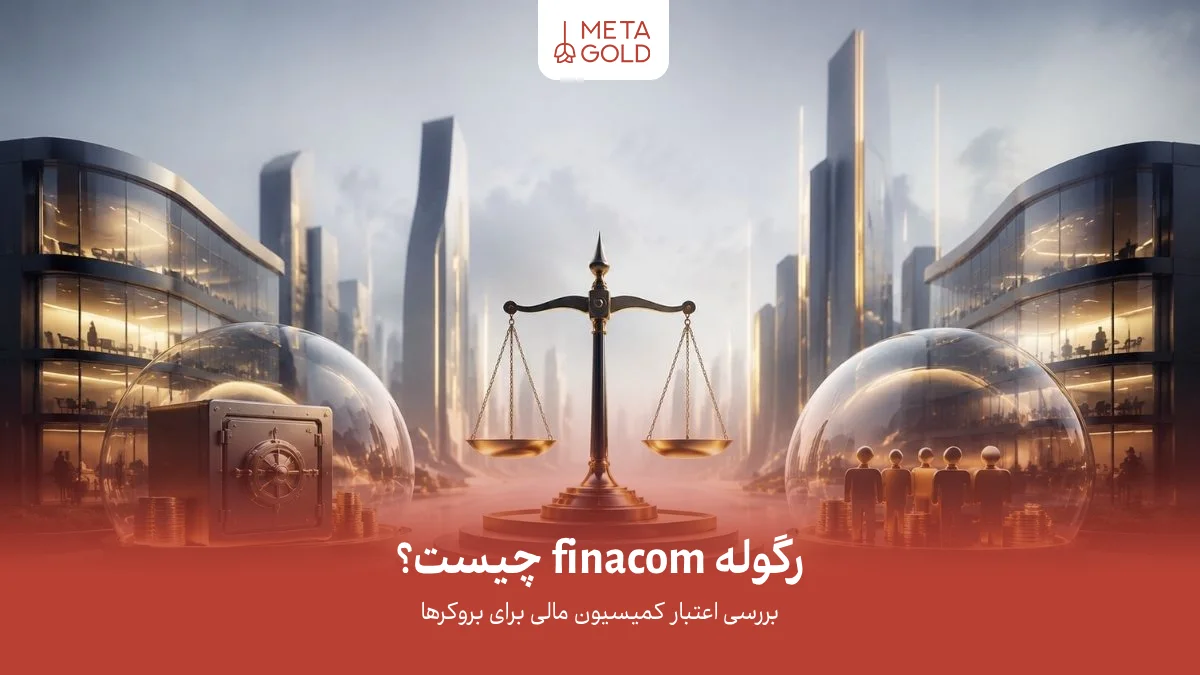 حمایت و داوری مالی سرمایه‌گذاران تحت نهاد خصوصی FINACOM، با ساختمان‌های مدرن و دفاتر محافظت‌شده، ترازو در مرکز نشان‌دهنده عدالت مالی، مسیرهای امن و حس اطمینان سرمایه‌گذاری