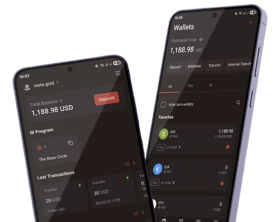 ابقَ متصلاً بحساب تداولك مع تطبيق MetaGold