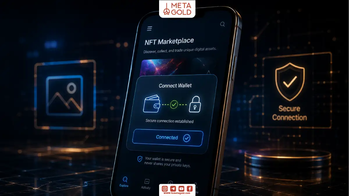 اتصال کیف پول موبایل برای ساخت NFT