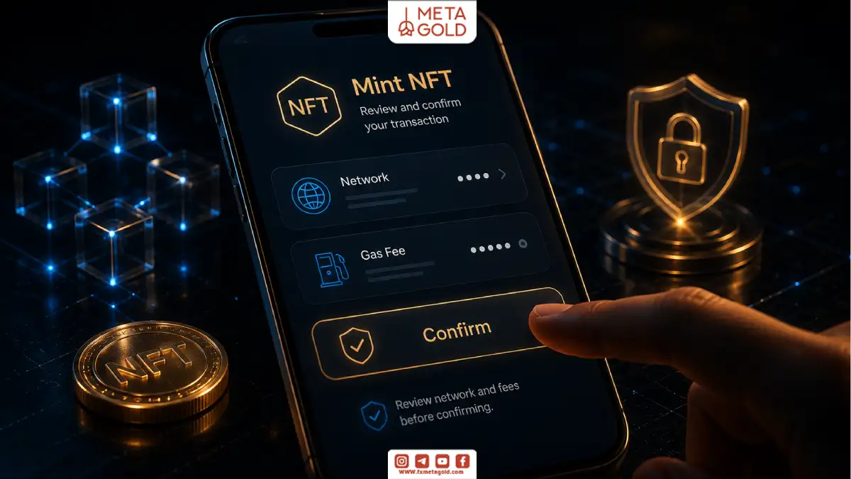 بررسی Gas Fee هنگام Mint کردن NFT با گوشی