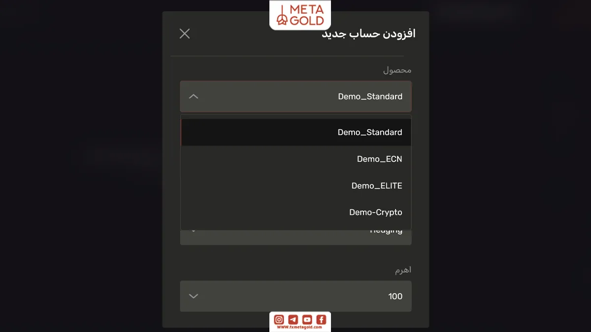 مراحل ایجاد حساب معاملات در حساب فارکس